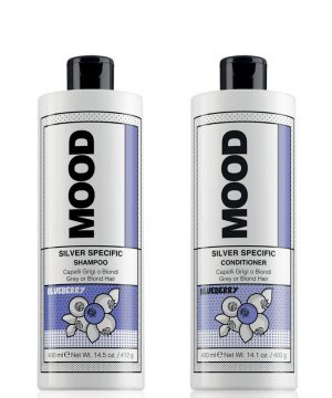 Mood silver shampoo conditioner package
